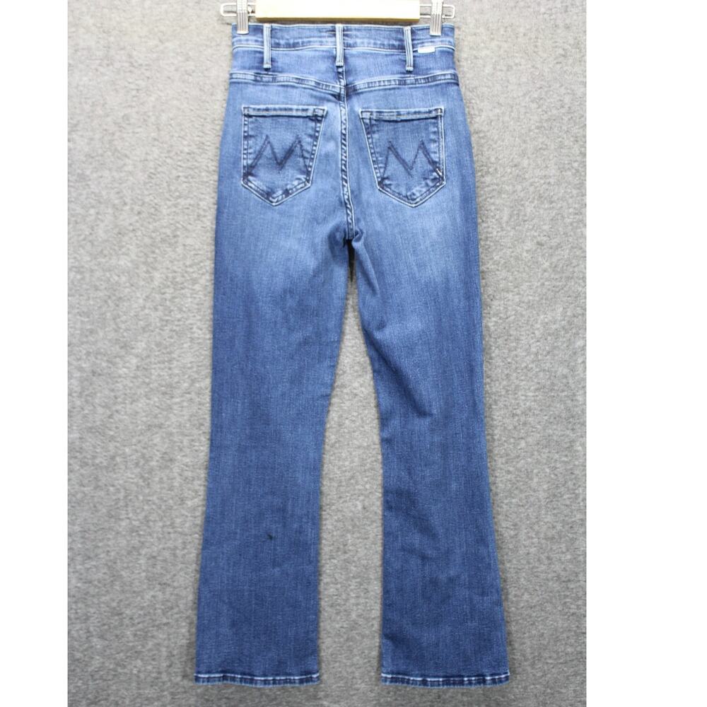 Mother The Husler Ankle Fray Size 24 Heirloom Blue - Picture 2 of 8